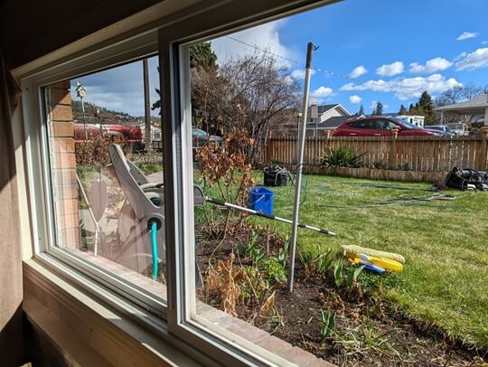 After window cleaning - crystal clear